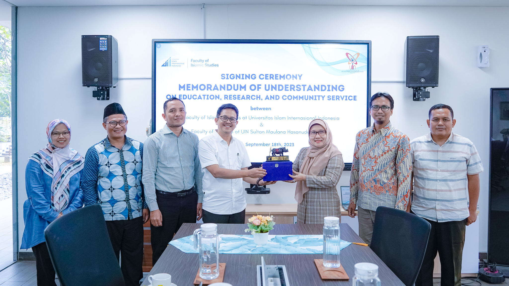  Fostering Academic Collaboration: MoU signed between the Faculty of Islamic Studies UIII and UIN Sultan Maulana Hasanuddin Banten