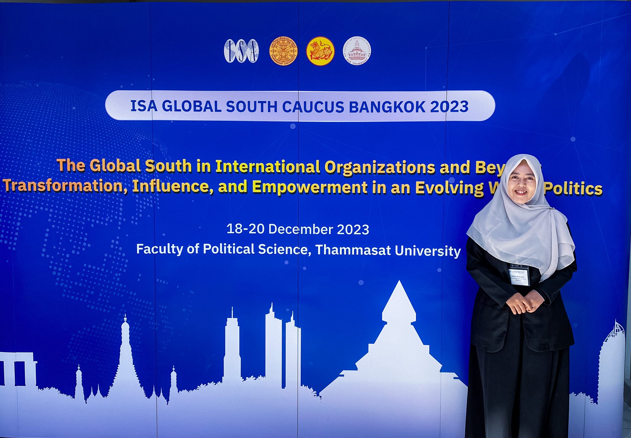 UIII Student Presents Paper on Climate Change at Conference in Thailand