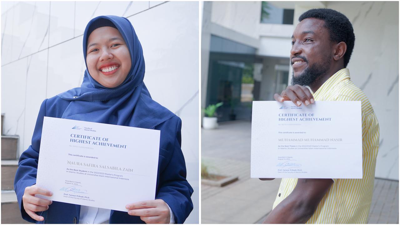 Academic Front Runners at the Faculty of Islamic Studies