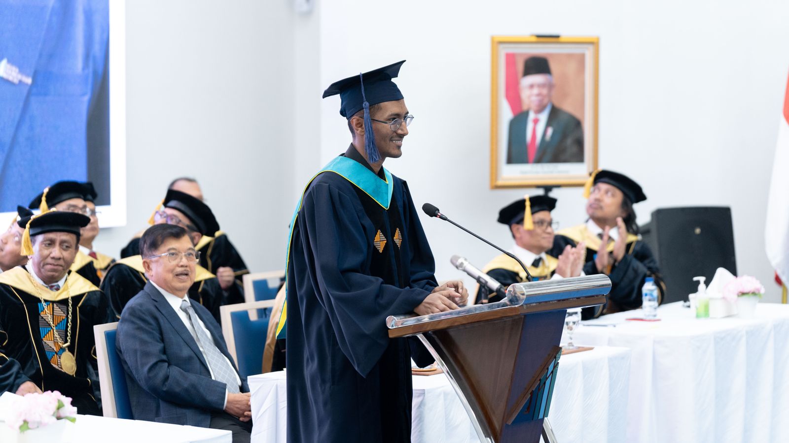 ... And the 2024 Best Graduate Award Goes to: Ebrahim Omar Basalma of Yemen!