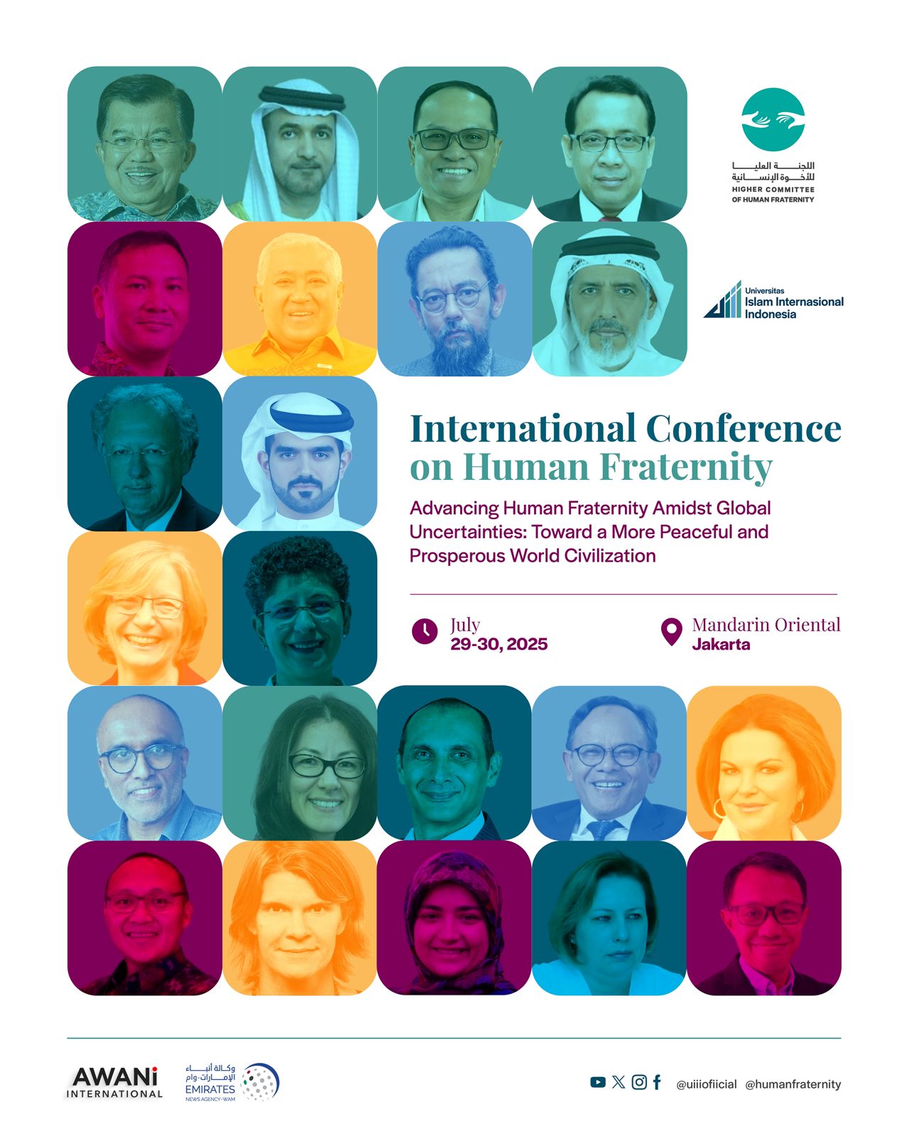 UIII-HCHF Prepare to Foster Human Fraternity Across Borders through an International Conference