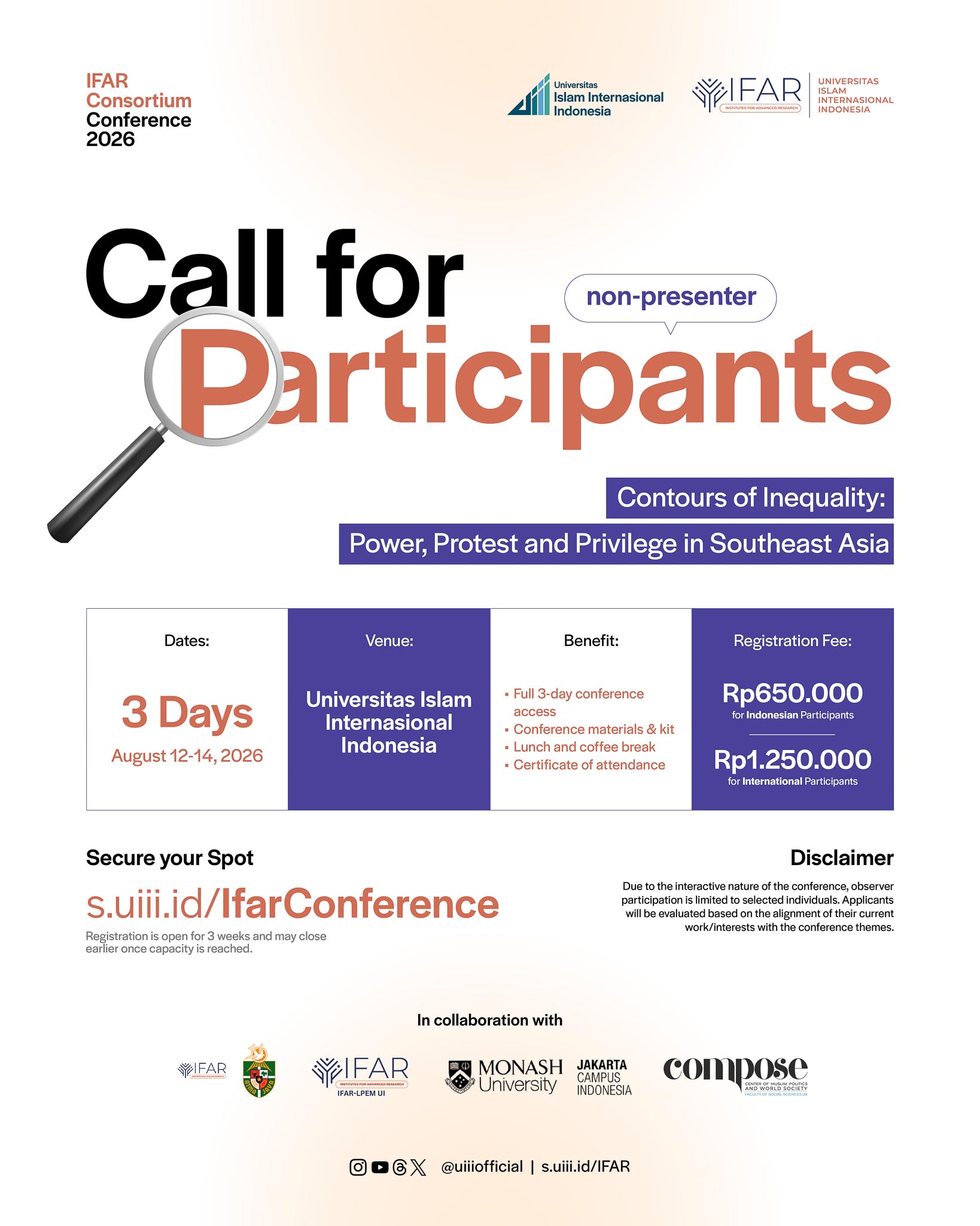 IFAR Consortium Conference 2026 – Call for Participants